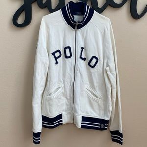 POLO BY RALPH LAUREN WHITE ZIP UP